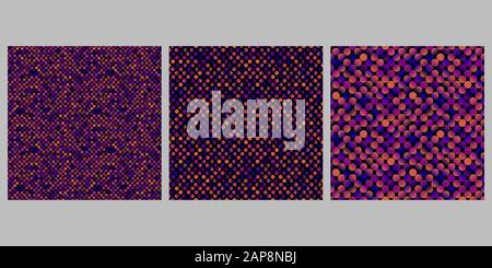 Geometrische Verlaufsstruktur - Hintergrunddesign mit nahtlosem Punktmuster - abstrakte Vektorgrafiken Stock Vektor