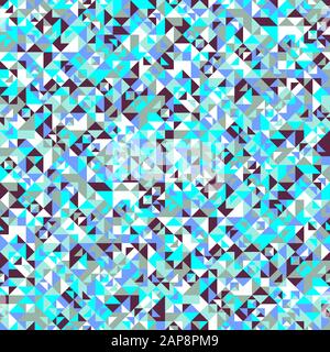 Hintergrunddesign mit geometrischem, farbenfrohem Dreieck - abstrakte Vektorgrafik Stock Vektor
