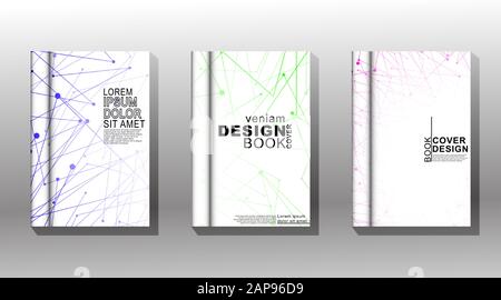Minimaler Hintergrund für die Vektorabdeckung. Neue Textur für Ihr Design. Stock Vektor