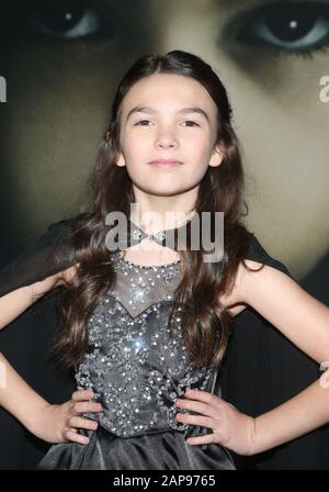 Hollywood, Ca. Januar 2020. Brooklynn Prince, bei der Premiere Von Universal Pictures "The Turning" im TCL Chinese Theatre in Hollywood, Kalifornien am 21. Januar 2020. Kredit: Faye Sadou/Media Punch/Alamy Live News Stockfoto