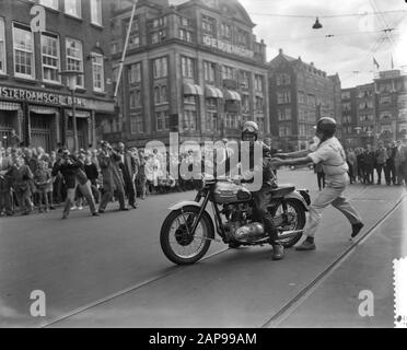 Dam tot Dam Race, Third Day, fr. Denker Startdatum: 29. August 1959 Stockfoto