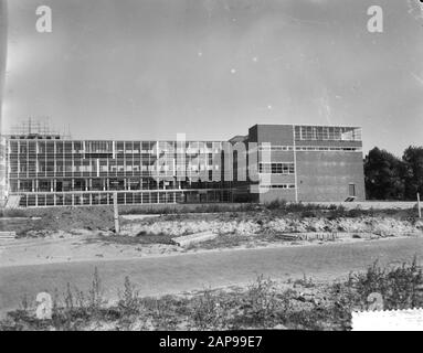 Bau des Rooms Katholiek Lyceum in der Beethovenstraat Datum: 2. September 1959 Stockfoto