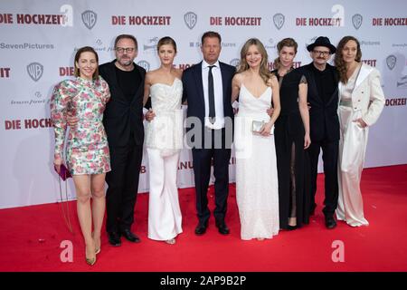 Katharina Schüttler, Samuel Finzi, Lilli Schweiger, Til Schweiger, Stefanie Stappenbeck, Brigitte Zeh, Milan Peschel und Jeanette Hain, Til Schweiger Stockfoto