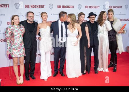 Katharina Schüttler, Samuel Finzi, Lilli Schweiger, Til Schweiger, Stefanie Stappenbeck, Brigitte Zeh, Milan Peschel und Jeanette Hain, Til Schweiger Stockfoto