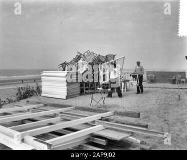 Urlaub Sommerhäuser Datum: 11. September 1961 Schlüsselwörter: Sommerhäuser Stockfoto