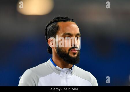 Januar 2020, Goodison Park, Liverpool, England; Premier League, Everton gegen Newcastle United: Theo Walcott (11) aus Everton Stockfoto