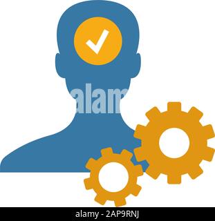 Symbol für Geschäftsethik. Flaches kreatives Element aus der Kollektion von Business Ethics Icons. Farbige Business Ethics Ikone für Vorlagen, Webdesign und Software Stock Vektor