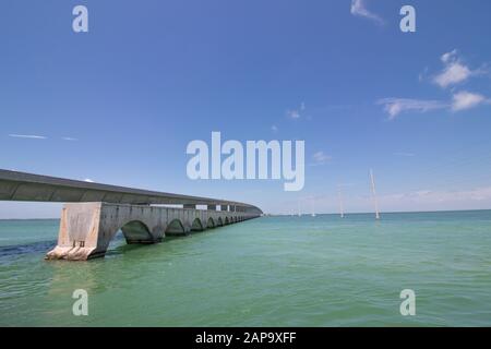 Keys Island florida, 11 km Brücke Stockfoto