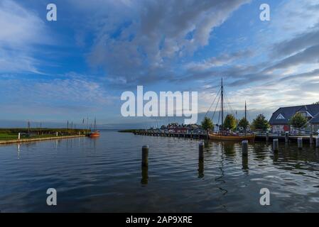 Hafen von Ahrenshoop, DARSS, Mecklenburg-Vorpommern, Deutschland Stockfoto