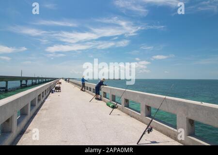 Keys Island florida, 11 km Brücke Stockfoto