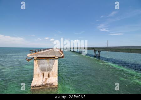 Keys Island florida, 11 km Brücke Stockfoto