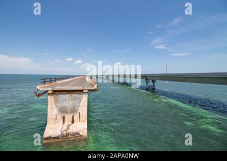 Keys Island florida, 11 km Brücke Stockfoto