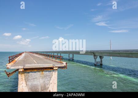 Keys Island florida, 11 km Brücke Stockfoto