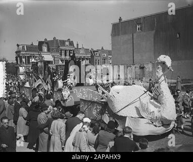 Karneval Nijmegen. Ankunft Prinz Karneval und Parade Datum: 19. April 1953 Ort: Nijmegen Schlüsselwörter: Karneval Stockfoto