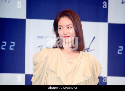 Lee Yeon-Hee, 22. Januar 2020: Die südkoreanische Schauspielerin Lee Yeon-Hee besucht eine Pressekonferenz für das neue MBC-Drama "The Game: Toward Zero" bei der Möhnwa Broadcasting Corporation (MBC) in Seoul, Südkorea. Credit: Lee Jae-Won/AFLO/Alamy Live News Stockfoto