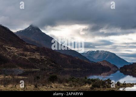 West Highlands Way - Wandern in Schottland, Winter Stockfoto