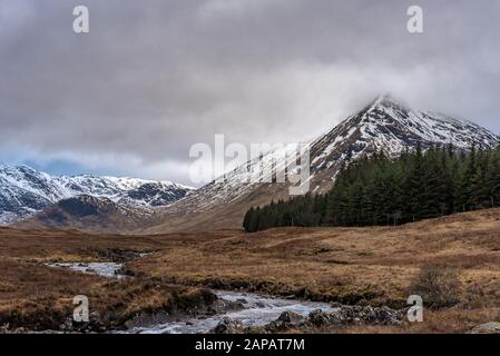 West Highlands Way - Wandern in Schottland, Winter Stockfoto