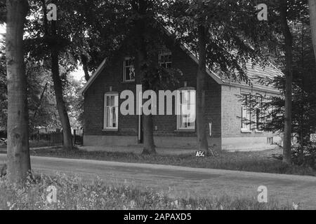 Fixpunkte Cultural Service Beschreibung: Farm in der Nähe von Aalten Anmerkung: A-54. Terreinwatmodifications Stockfoto