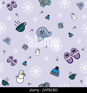 Geometrisches und lineares, nahtloses Wiederholungsmuster Stock Vektor