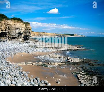 Glamorgan Heritage Coast, St. Donats, Llantwit Major, Vale von Glamorgan, South Wales, UK. Stockfoto