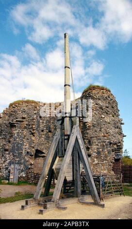 Corfe castle Stockfoto