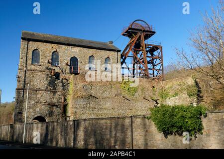 Y Hetty, Pit Head Engine House, Pontypridd, South Wales. Stockfoto