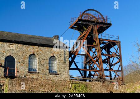 Y Hetty, Pit Head Engine House, Pontypridd, South Wales. Stockfoto