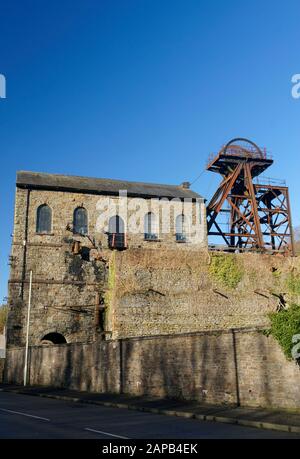 Y Hetty, Pit Head Engine House, Pontypridd, South Wales. Stockfoto