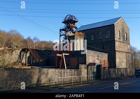 Y Hetty, Pit Head Engine House, Pontypridd, South Wales. Stockfoto