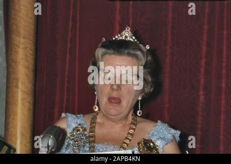 Besuchen Sie Königin Juliana, Pr. Bernhard, Pr. Beatrix Pr. Claus in Äthiopien; Ihre Majestät Datum: 31. Januar 1969 Ort: Äthiopien Schlüsselwörter: Besuche persönlicher Name: Bernhard, Fürst, Claus, Fürst, Juliana, Königin Stockfoto