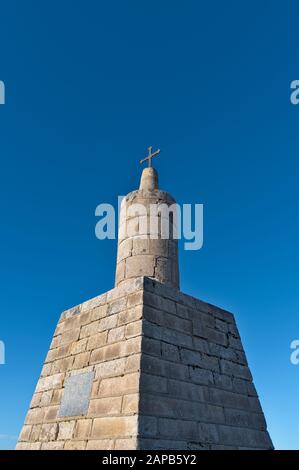 Geodätischer Pol in Serra da Estrela. Portugal Stockfoto