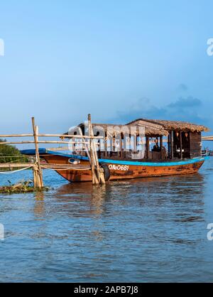 Touristenboot, Thu Bon River Hoi An, Vietnam Stockfoto
