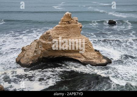 Küste Des Paracas National Reserve Stockfoto