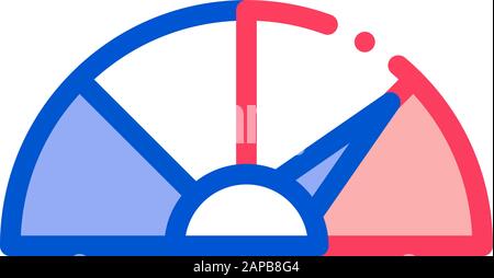 Wachstum skalieren Symbol Vektor Kontur Abbildung Stock Vektor