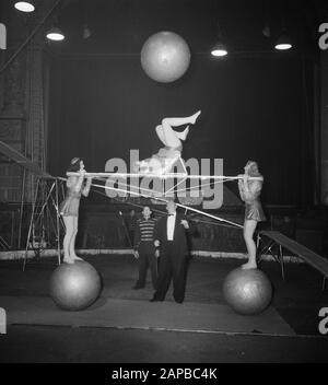 Circus Strassburger diverse Aufnahmen Datum: 22. Januar 1952 Schlagwörter: RECORDINGENTS-Institutionenname: Strassburger Circus Stockfoto