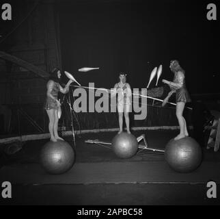 Circus Strassburger diverse Aufnahmen Datum: 22. Januar 1952 Schlagwörter: RECORDINGENTS-Institutionenname: Strassburger Circus Stockfoto