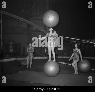 Circus Strassburger diverse Aufnahmen Datum: 22. Januar 1952 Schlagwörter: RECORDINGENTS-Institutionenname: Strassburger Circus Stockfoto