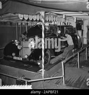 Auto van Hitler in Amsterdam Datum: 5. April 1954 Ort: Amsterdam, Noord-Holland Schlagwörter: Autos Stockfoto