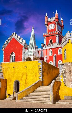 Pena-Palast, Sintra, Portugal Stockfoto