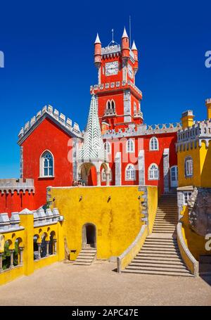 Pena-Palast, Sintra, Portugal Stockfoto