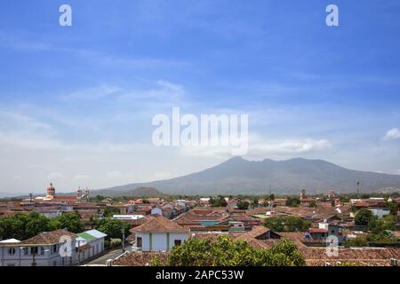 Skyline der Stadt Granada, die älteste in Mittelamerika, Nicaragua, Mittelamerika Stockfoto