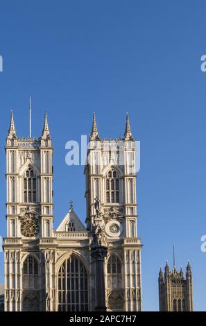 Westminster Abbey - die Krönungskirche in Westminster, London Stockfoto