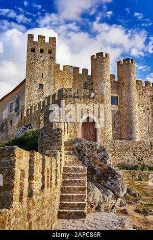 Obidos, Portugal Stockfoto