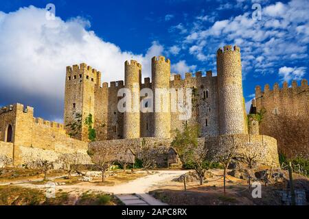 Obidos, Portugal Stockfoto