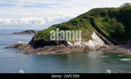 Hele Bay in der Nähe von Ilfracombe, North Devon Coast, Großbritannien Stockfoto