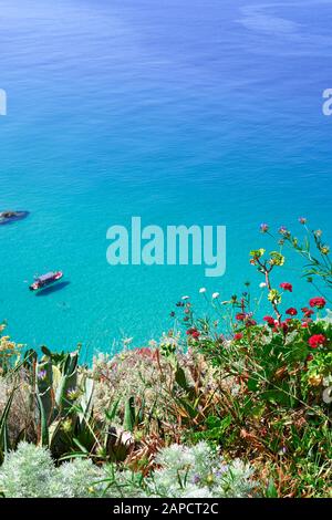 Fantastischer Strand in Kalabrien Stockfoto