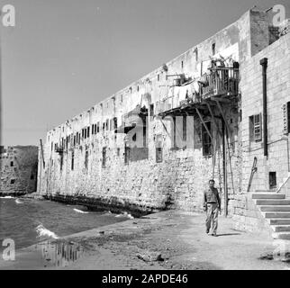 Israel 1964-1965: Akko (Acre), Befestigungen; Stockfoto