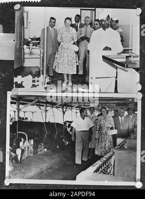 Besuchen Sie Prinzessin Beatrix zu Suriname Anmerkung: Repronegativdatum: 26. Februar 1958 Ort: Suriname Schlüsselwörter: Besuche persönlichen Namen: Beatrix, Prinzessin Stockfoto