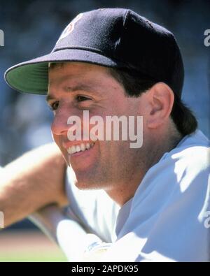 Marty Barrett, 1987, Major League Baseball, MLB, Second Baseman, spielte für die Boston Red Sox & San Diego Padres Stockfoto