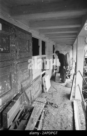 Amsterdams Historisches Museum, das ehemalige Burger Waisenhaus, wird großartiger renoviert die Kabinette der Jungen werden wiederhergestellt Datum: 16. Dezember 1968 Ort: Amsterdam, Noord-Holland Schlüsselwörter: Museen Stockfoto